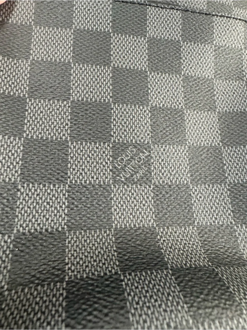 FULL SET Louis Vuitton Avenue Sling Bag Damier Graphite N41719